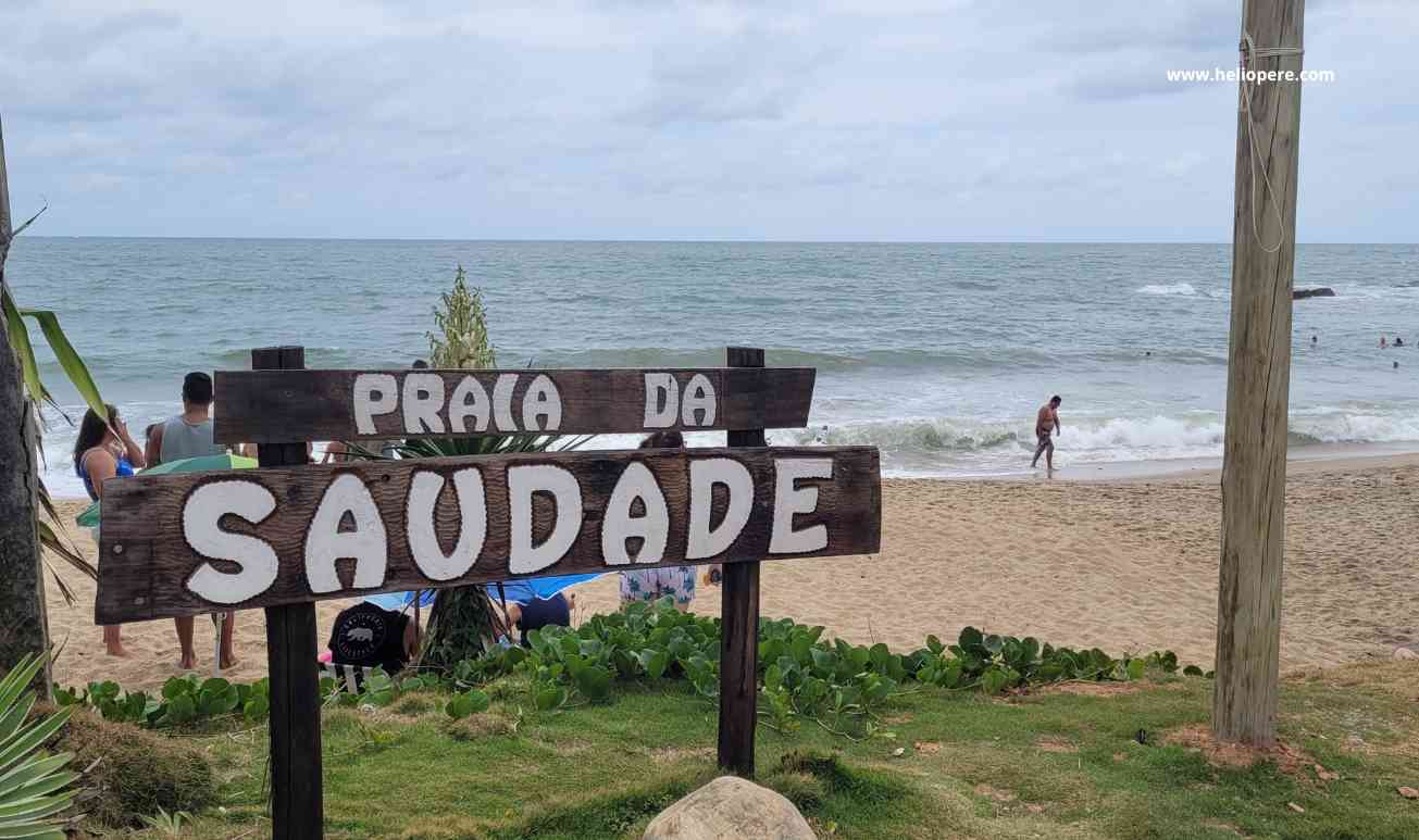 Descobrindo a Praia da Saudade, em Penha, SC 
