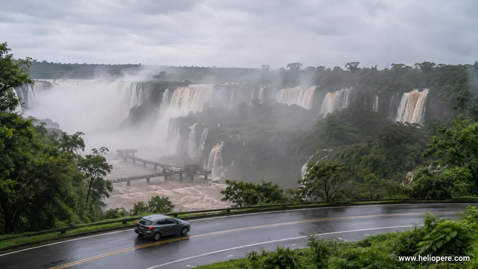 Diário do Viajante: Cataratas, temporais e bloqueios de 30 de agosto