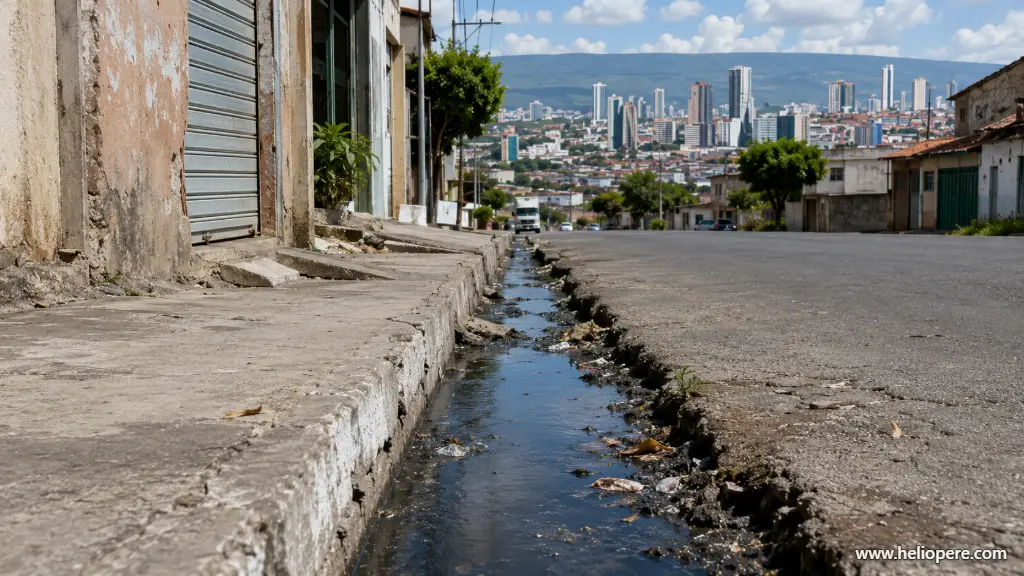 Juazeiro do Norte e o esgoto: metade da cidade sem rede coletora